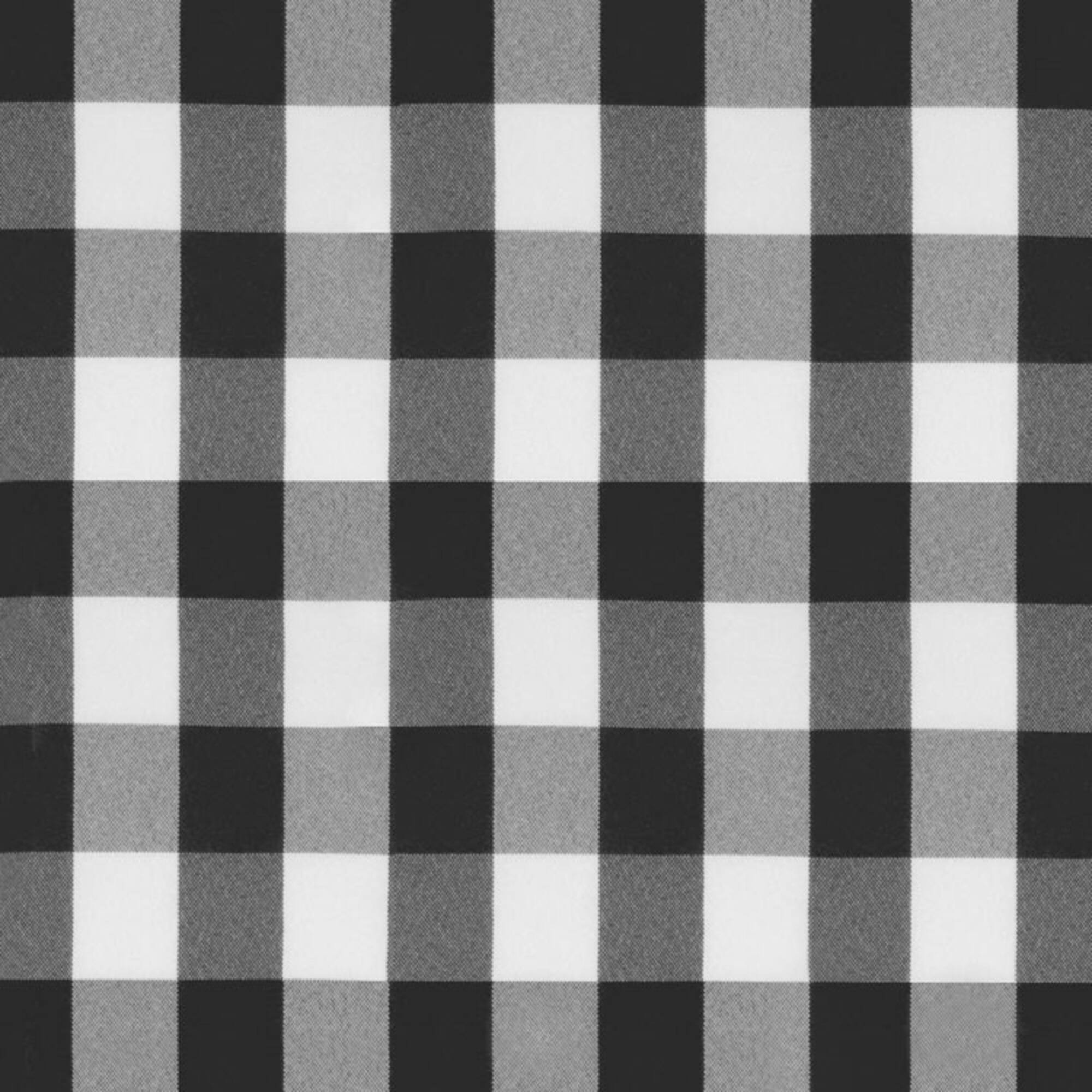 Black Picnic Check Poplin